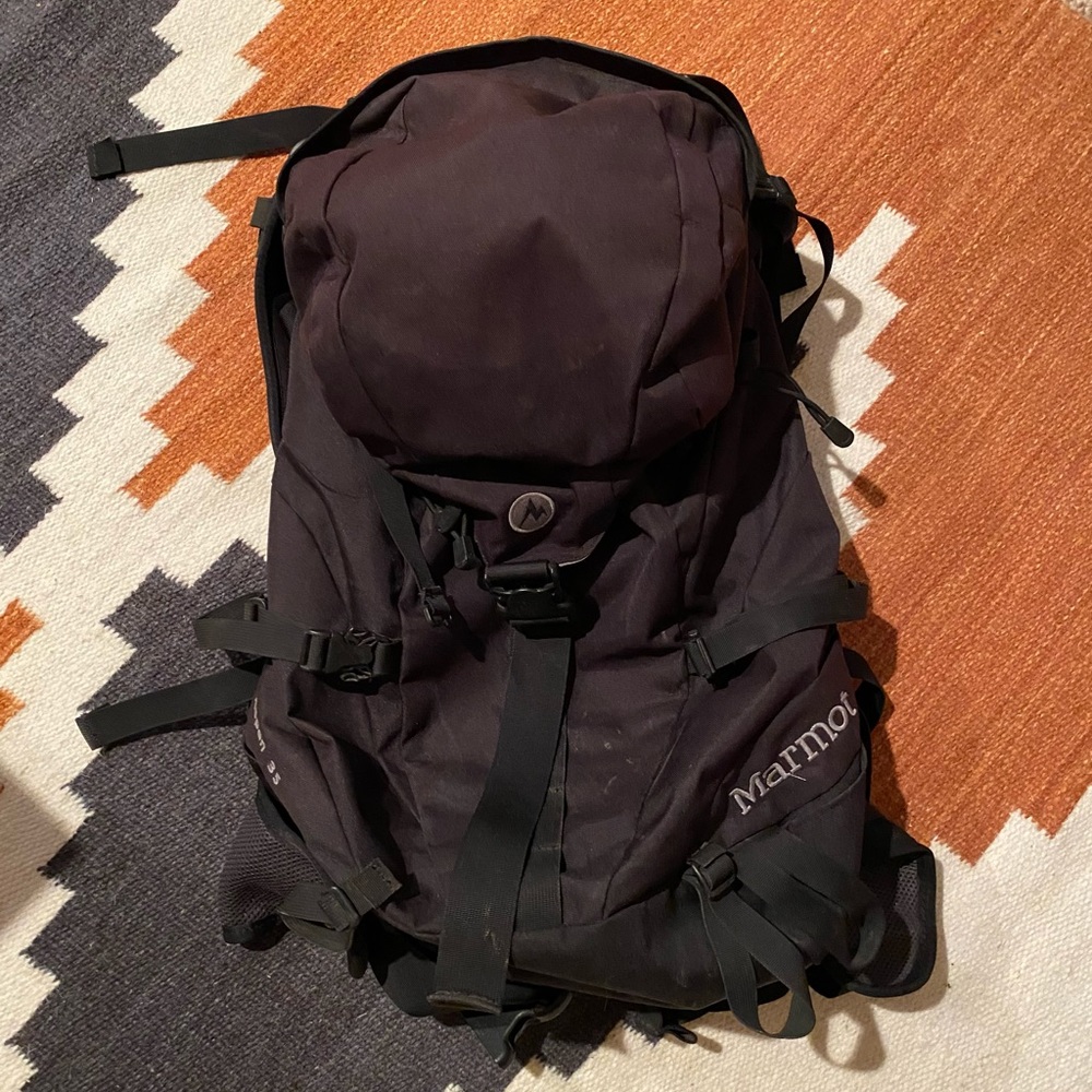 Marmot 35L hiking backpack